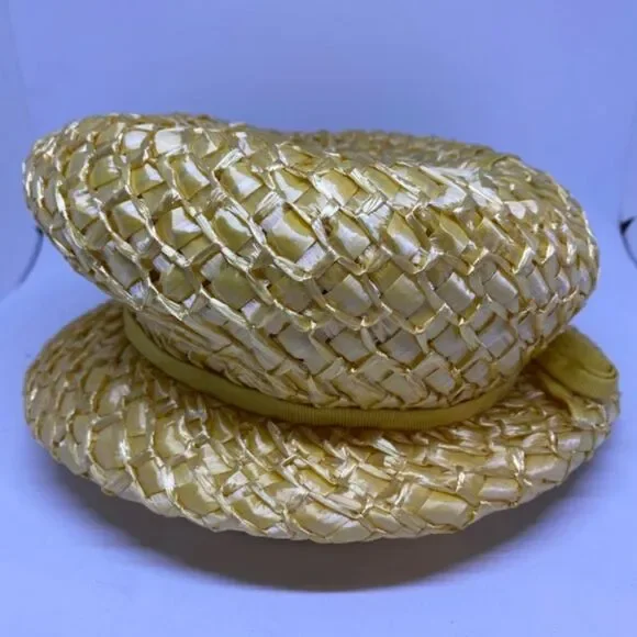 Vintage Union Made the Paris Boutique Yellow Hat - Picture 4 of 8
